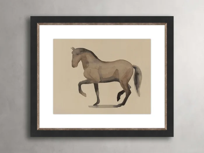 Rustic Portraits II Framed Print