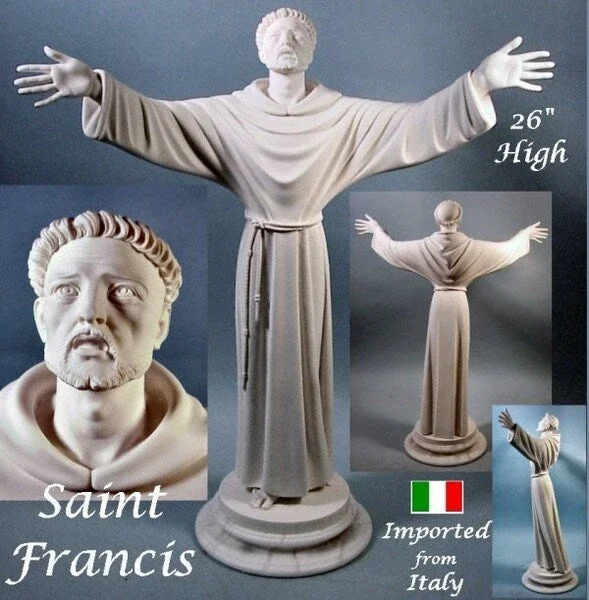 Saint Francis Sculpture 26 ” High