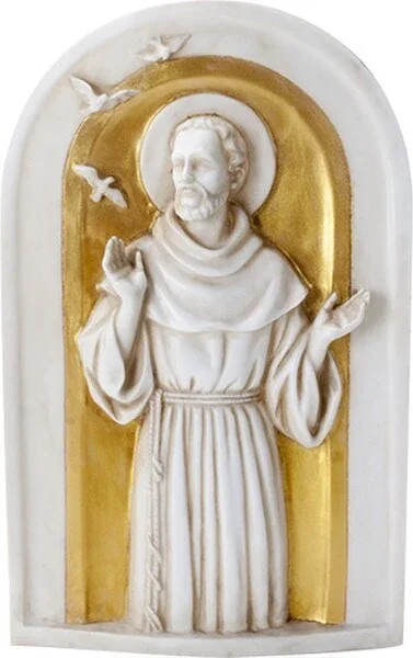 Saint Francis Wall Plaque Small