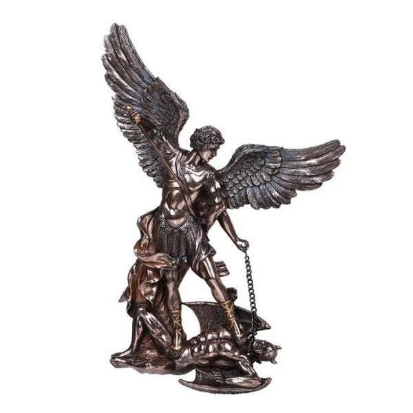 Saint Michael Sculptural Statue 15 ” High