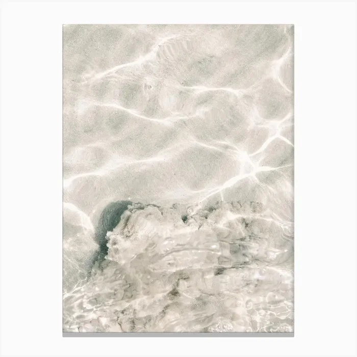Salty Water Canvas Print by Raisa Zwart Photography