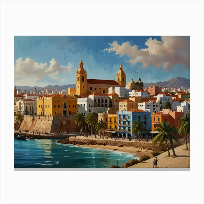 San Pedro Art Canvas PrintS by Saiful