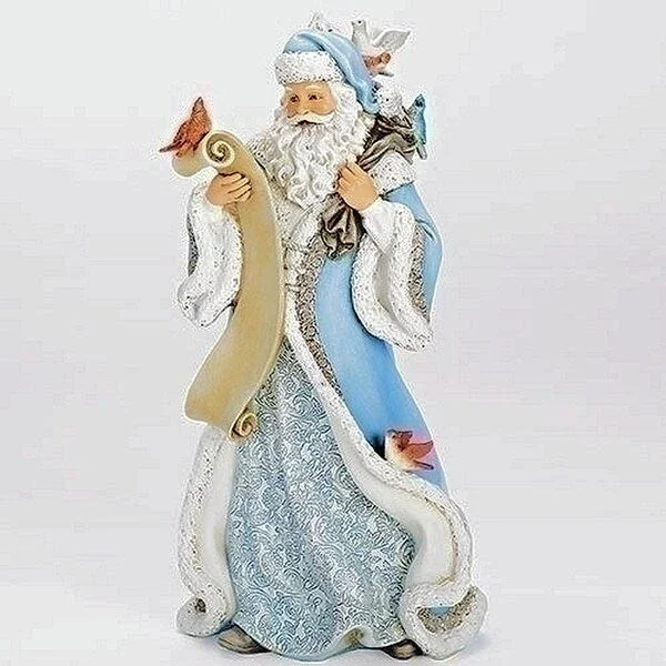 Santa’s List & Feathered Friends Statue