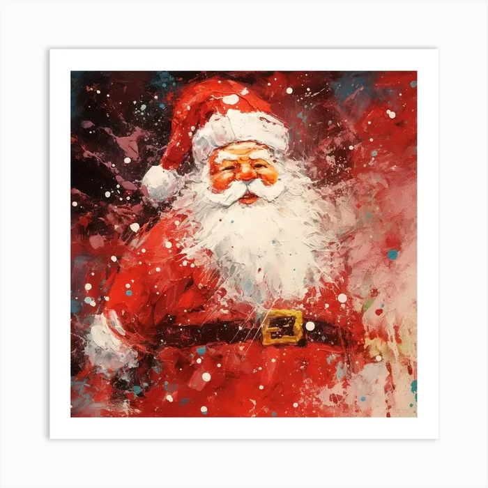 Santa Claus 11 Art Print by David Arts