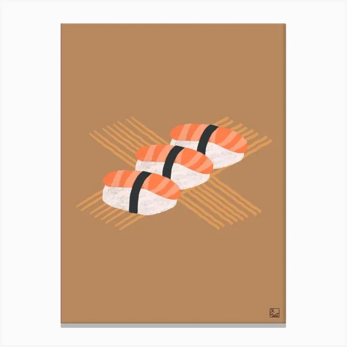 Sashimi Canvas Print by Be Martt