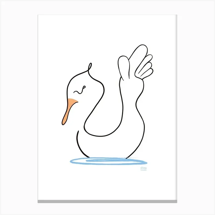 Scipit Canvas Print by Shima Kakoulidis