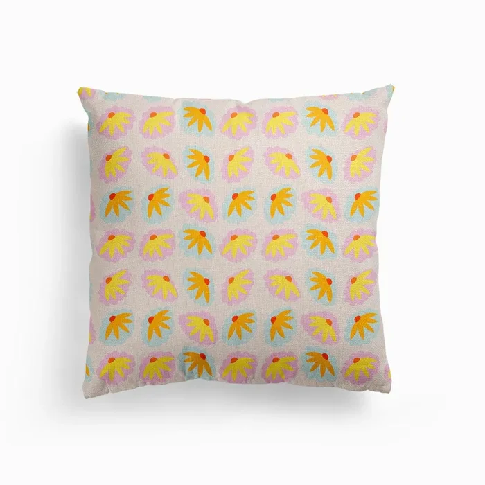 Seashells Canvas Cushion by Fredi Maria