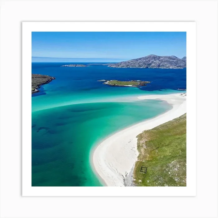Secret Beach, Outer Hebrides, Scotland 1 Art Print by TomWheaton