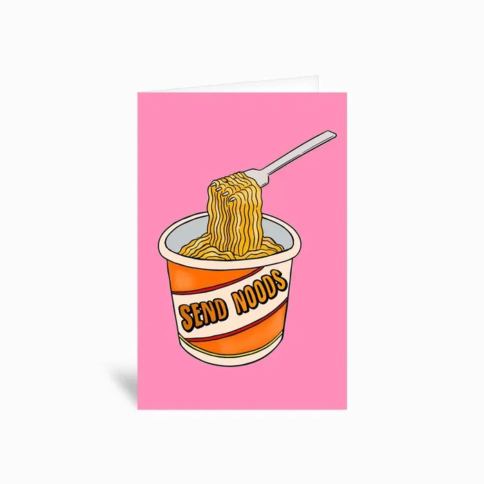 Send Noods Greetings Card by Poppy and Mabel