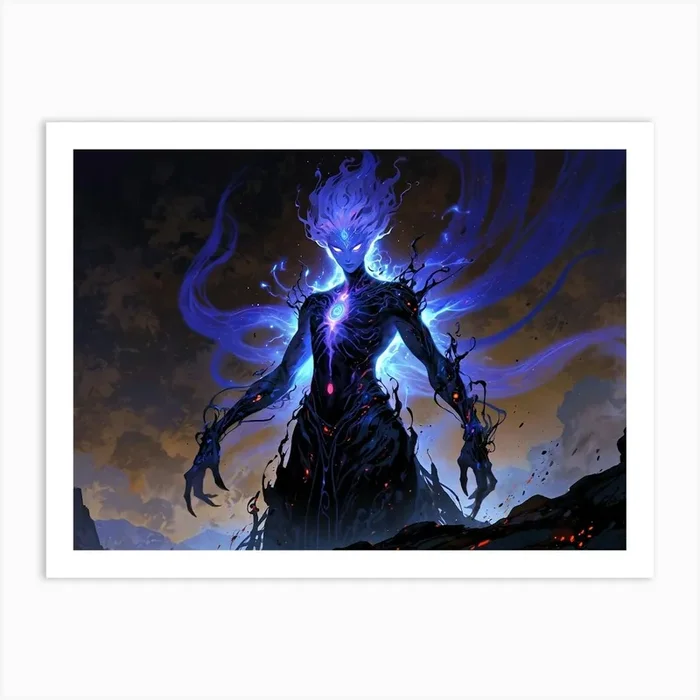 Shaman 1 Art Print by IsobariArt