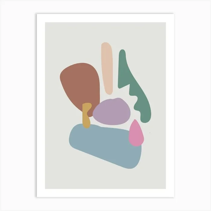 Shape Study 02 Art Print by Mambo
