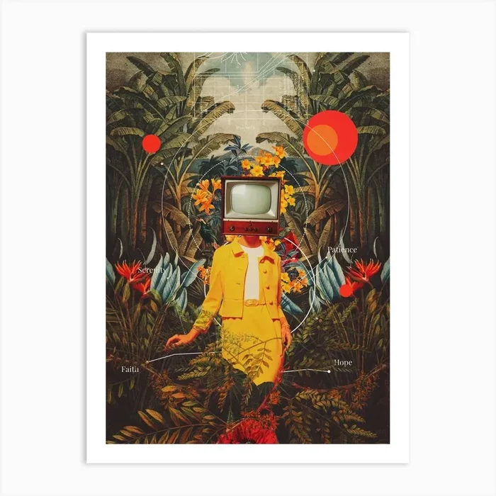 She Came From The Wilderness Art Print by Frank Moth