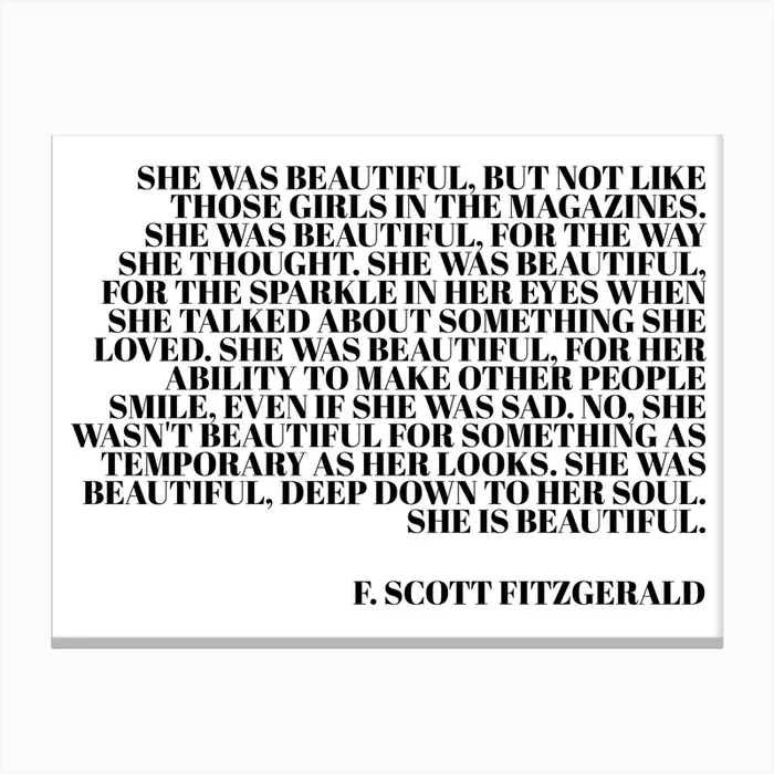She Was Beautiful Canvas Print by Typutopia