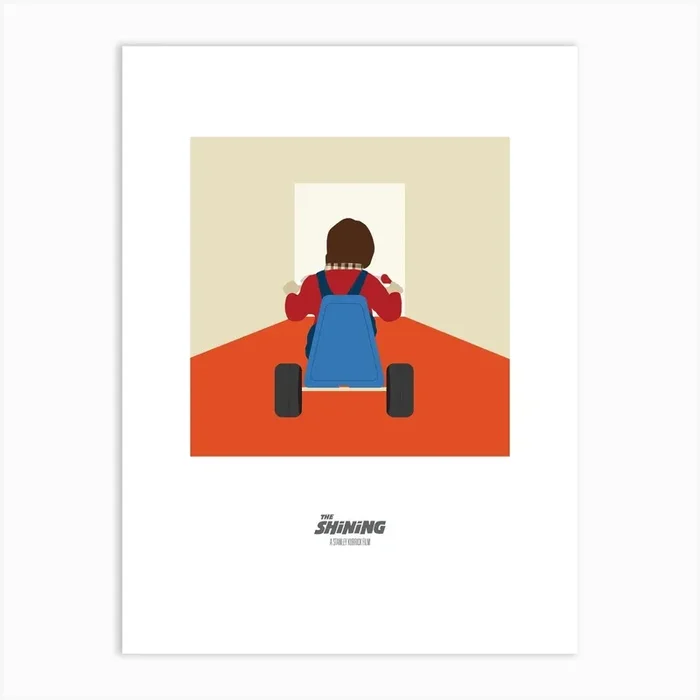 Shining Dannys Trike Art Print by Gothenburg Print
