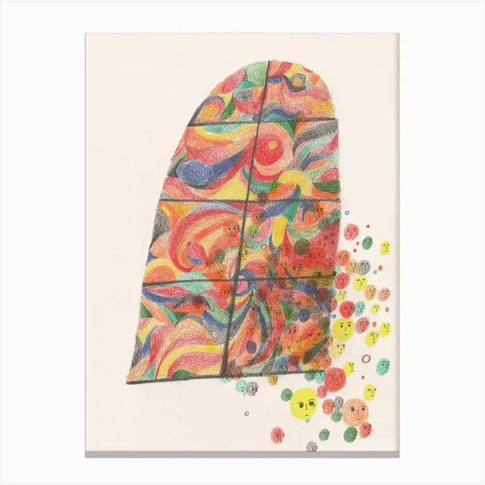 Shopping Metro Canvas Print by Katya Vakulenko