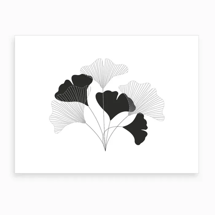 Simple Drawing Flowers Art Print by Hecetu