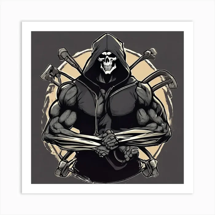 Skeleton Art Print by Reaper51