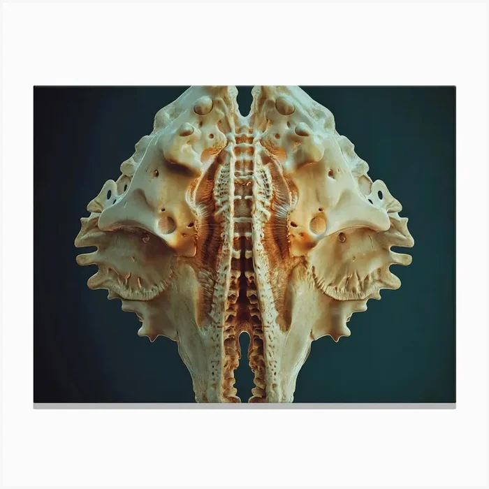 Skull Of A Whale Canvas Print by ThatWorksMedia