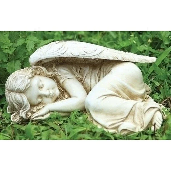 Sleeping Garden Angel Statue