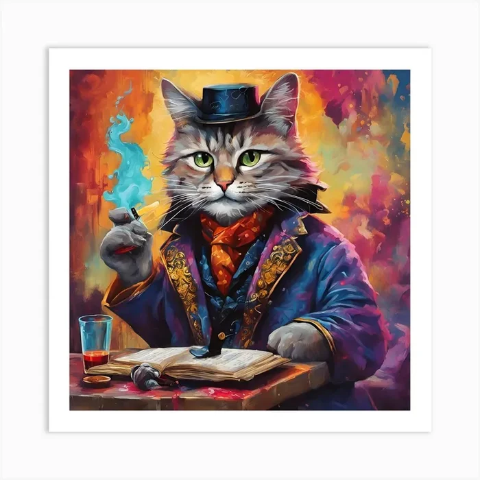 Smoking Jacket (1024 X 1024) Art PrintS by SmugglersOutpost