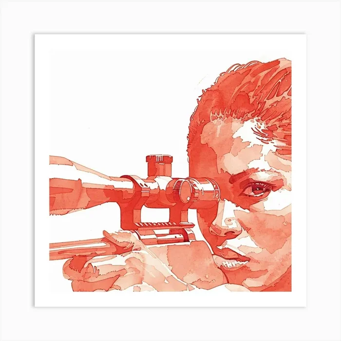 Sniper 4 Art Print by ThatWorksMedia