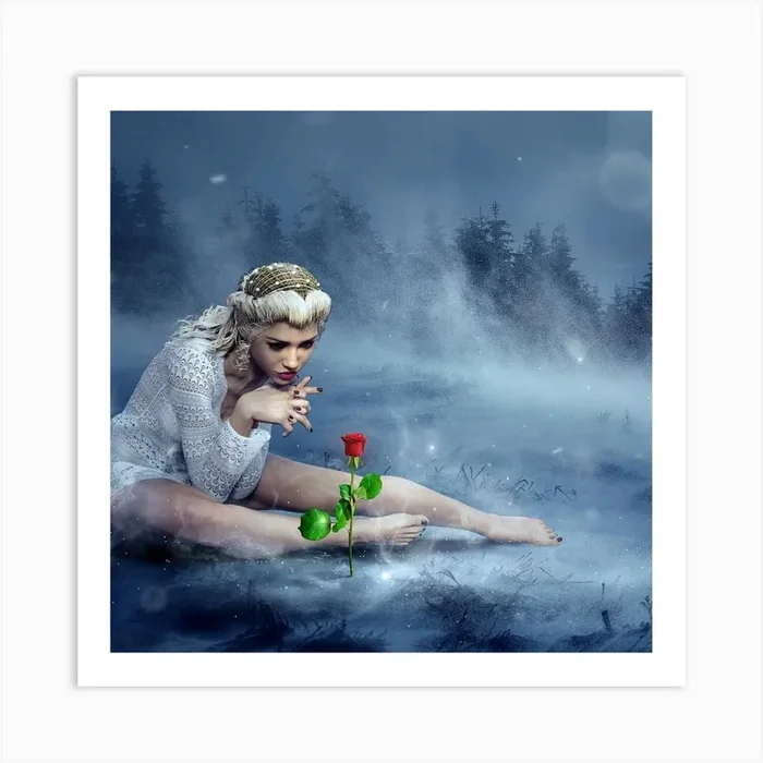 Snow White And The Seven Dwarfs Art Print by Pinky malik