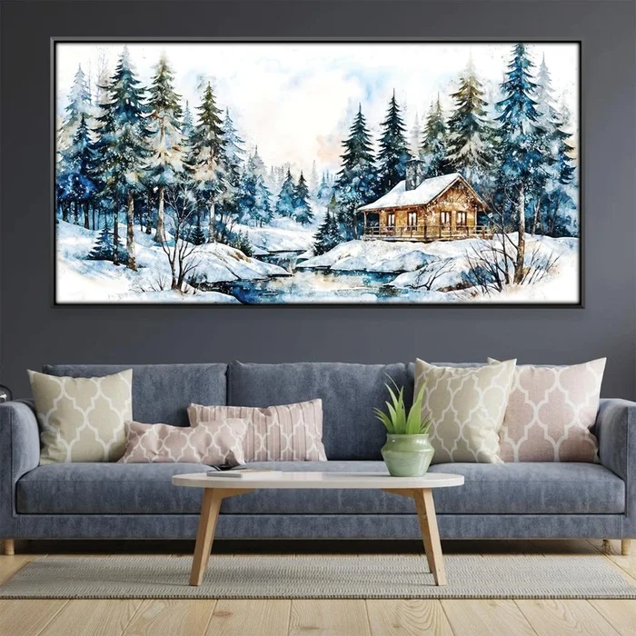 Snowy Escape Canvas