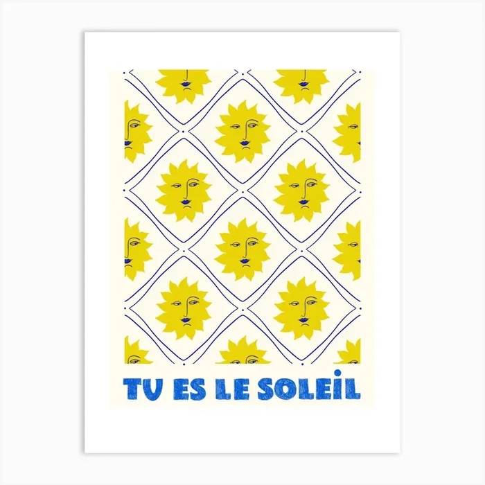 Soleil New 1 Art Print by Carole Hillman