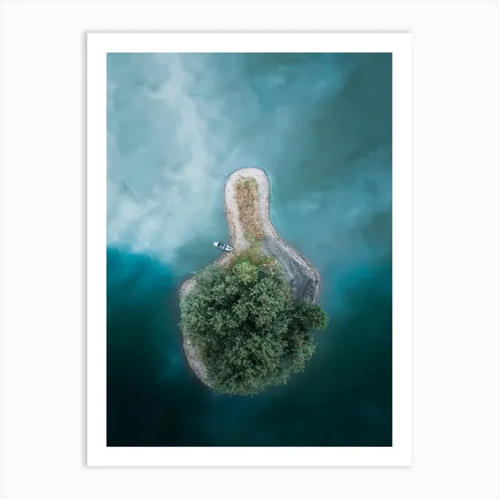 Space River In Iceland Landscape Photography Art Print by Michael Schauer