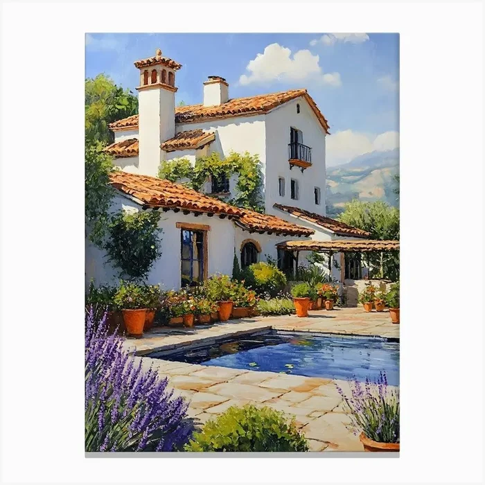 Spanish Winery 13 Canvas PrintSC by S.K. Coghlan