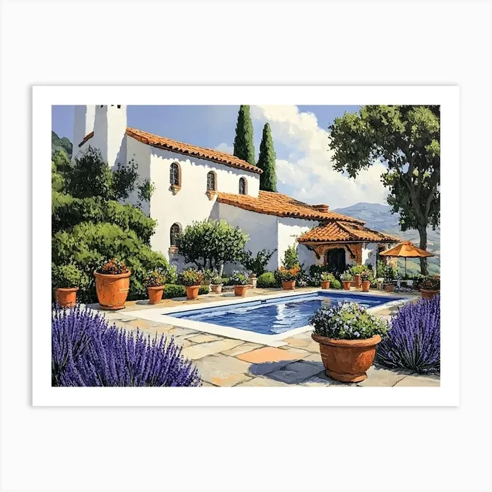 Spanish Winery 16 Art PrintSC by S.K. Coghlan