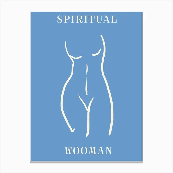 Spiritual Wooman 7 Canvas Print by Henri Matisse Style Prints