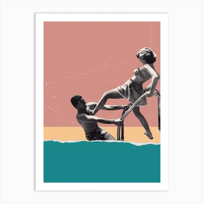 Splash Art Print by Itchi Art