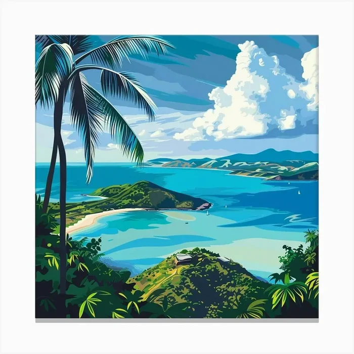 St Lucia Canvas Print by ThatWorksMedia