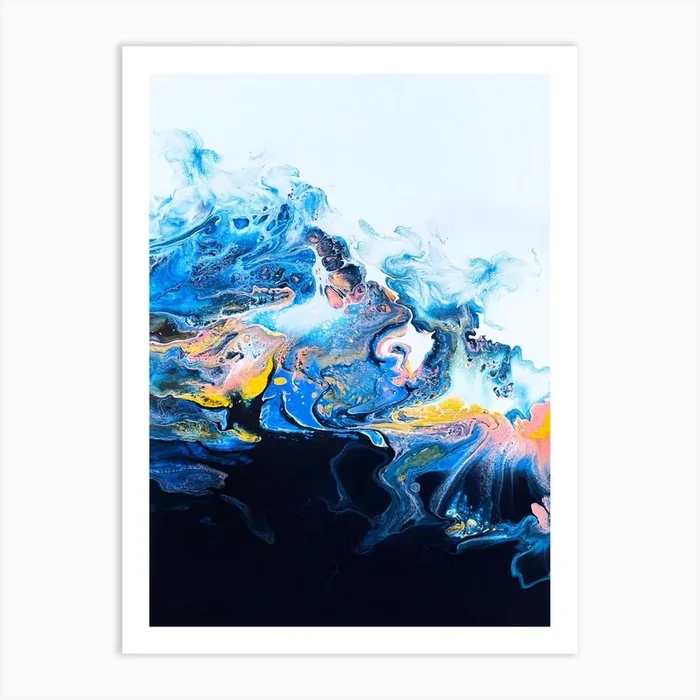 Starburst Wave Art Print by Spellbound Fine Art