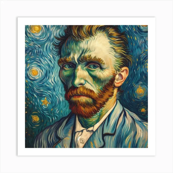 Starry Night By Van Gogh Art Print by Autumn Art