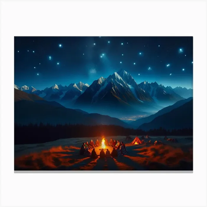 Starry Night Canvas Print by ArtistryEdge
