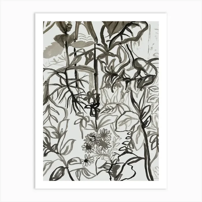 Strange Plants Art Print by Alicepurlstudio