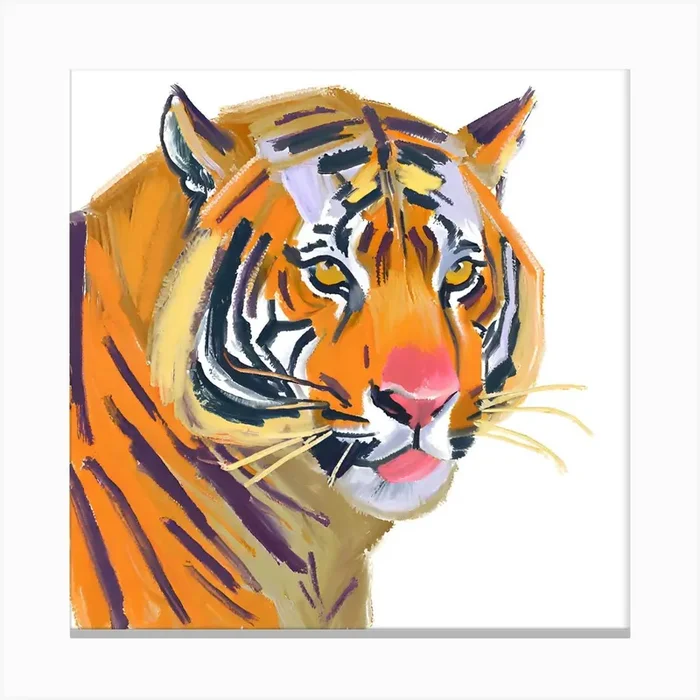 Sumatran Tiger 03 1 Canvas Print by Lisa Baum