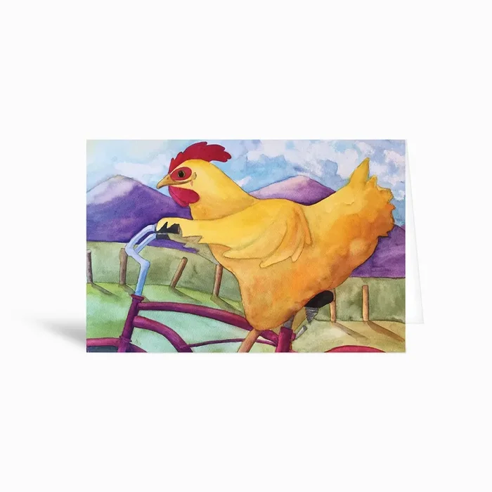 Sunday Afternoon Greetings Card by Kerrie Hubbard