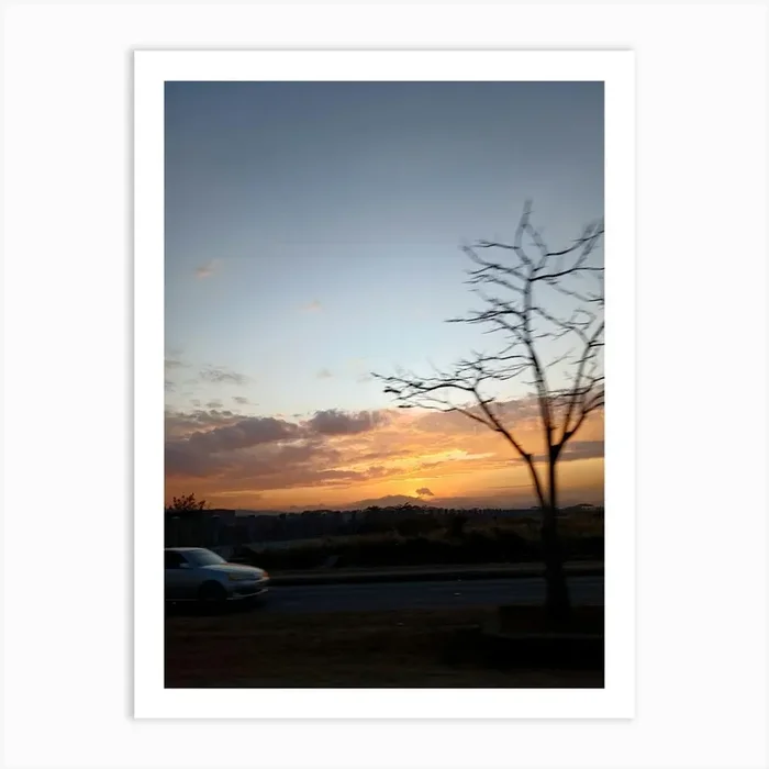 Sunset In Johannesburg Art Print by KayPee