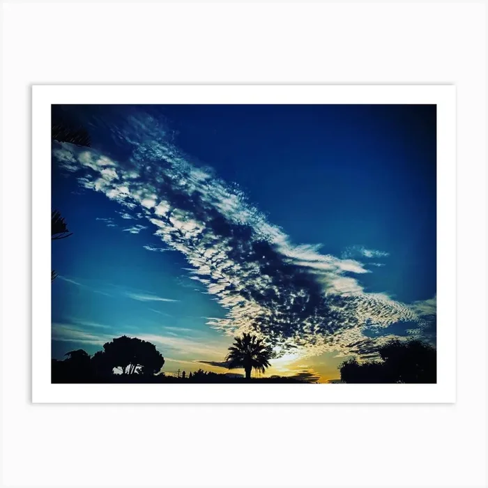 Sunset Sky Art PrintDV by Distorted Vision