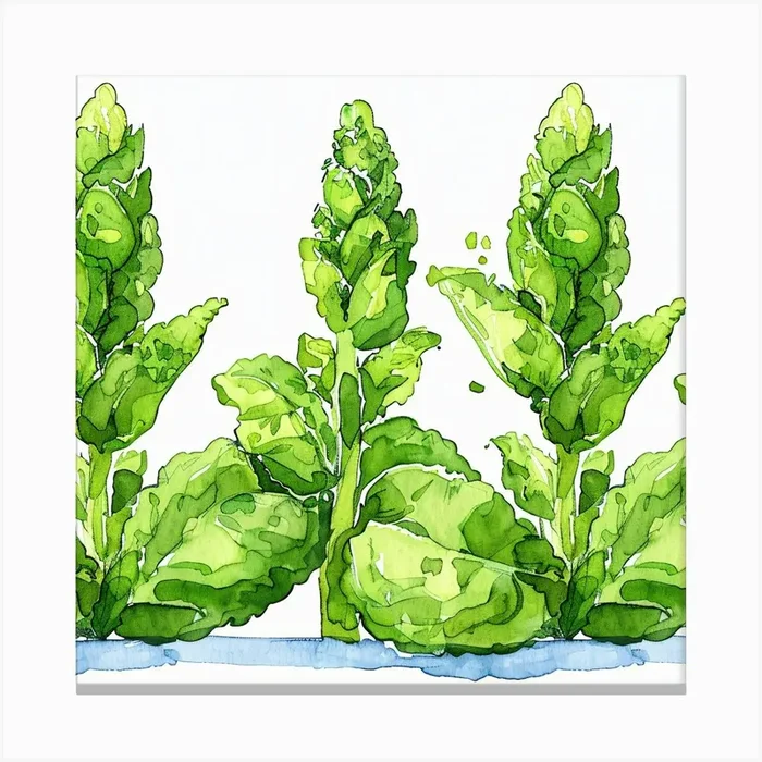 Swiss Chard Canvas Print by ThatWorksMedia