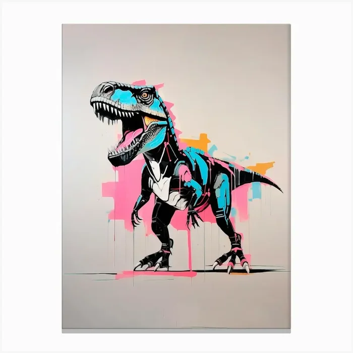 T-Rex 1 Canvas PrintV by viart.