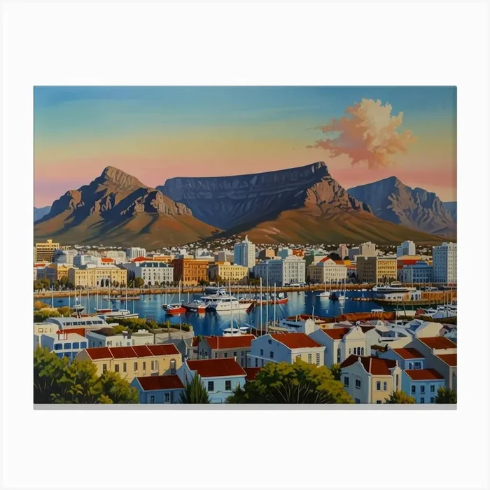 Table Mountain Art 1 Canvas PrintS by Saiful