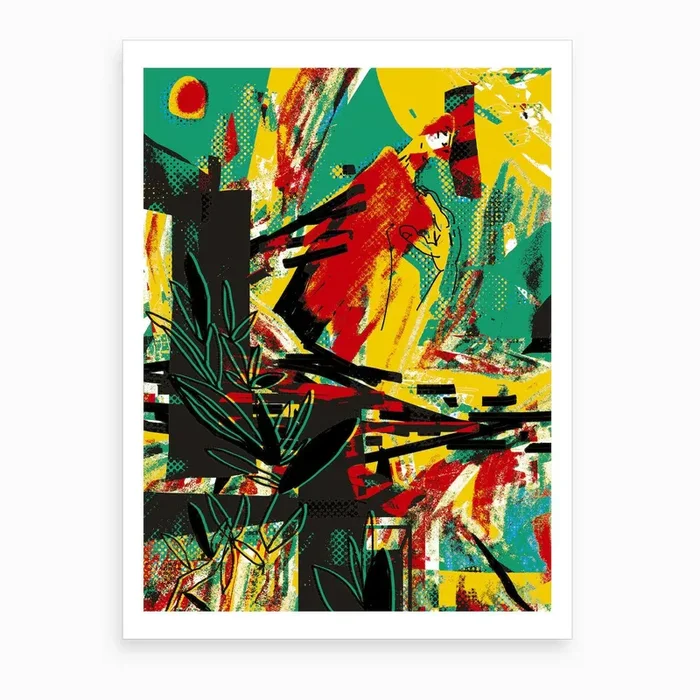 Take A Walk Art Print by Cécile Alvarez