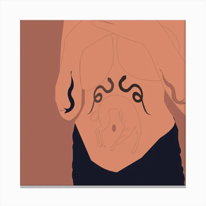 Tat Canvas Print by Nicole Wargon