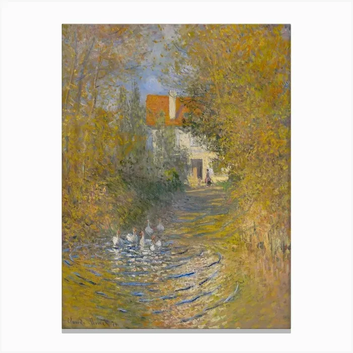 The Geese (1874), Claude Monet Canvas Print by Fy! Classic Art Prints and Posters