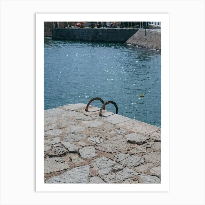 The Ocean Stairs, Lagos, Portugal Art Print by rcxmoment