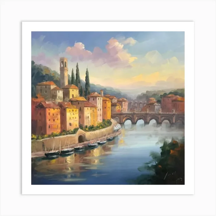 The Ville of Italy Art PrintA by Aliddec